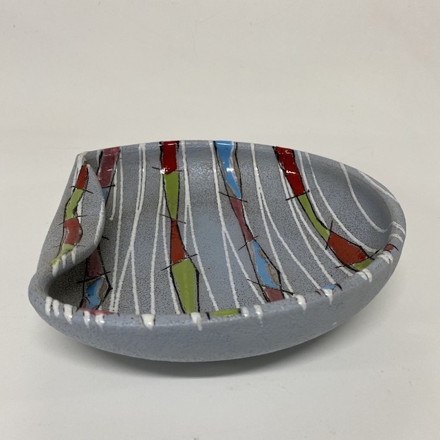 DECOR (DISH), 1960s German Grey White Red